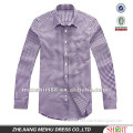 Small-plaids Yarn dyed 100%Cotton Oxford Casual long sleeve Shirts S,M,L,XL,XXL